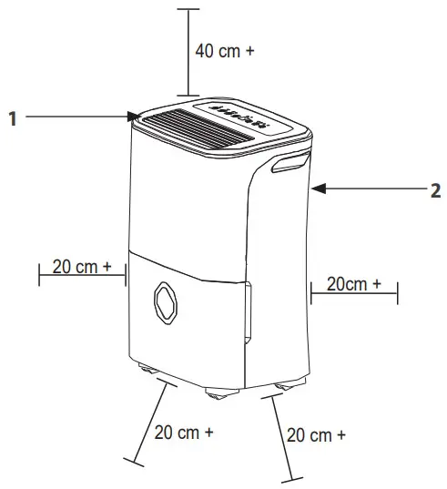 anslut 007017 Air Dehumidifier - 4