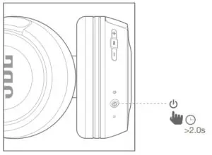 Turn on the headphone