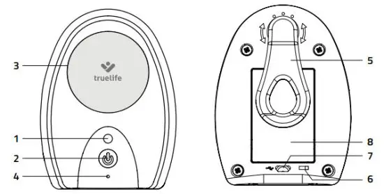 TrueLife NannyTone VM Lite - Baby unit