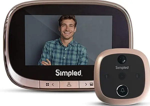 Simpled B09MZ4XX1W Digital Door Viewer 4.3 Inch LCD Screen pro