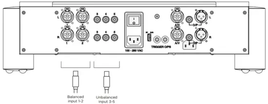 CHORD Ultima Pre 3 Preamplifier - five source components