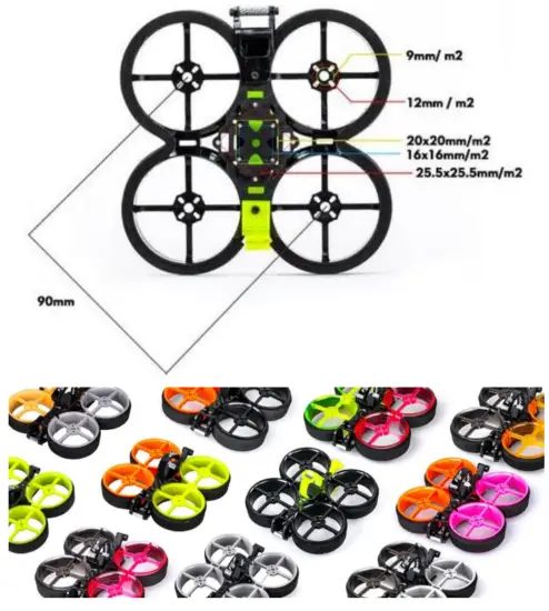 FLYWOO CineRace20 ANALOG Base - Frame Kit 1