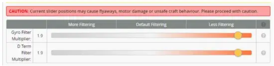 FLYWOO CineRace20 ANALOG Base - PID and filter1
