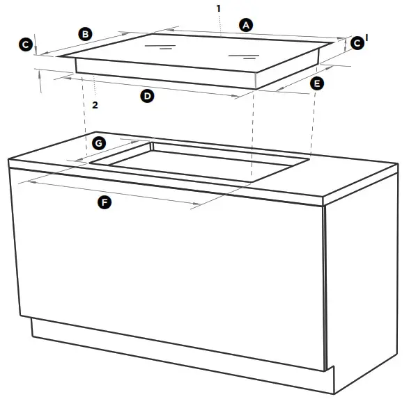 FISHER PAYKEL logo - dimensions