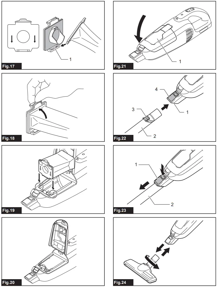 makita CL114FD Cordless Cleaner - Fig 2