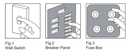 IN LIGHT Integrated LED Vanity Light - Disconnect Power