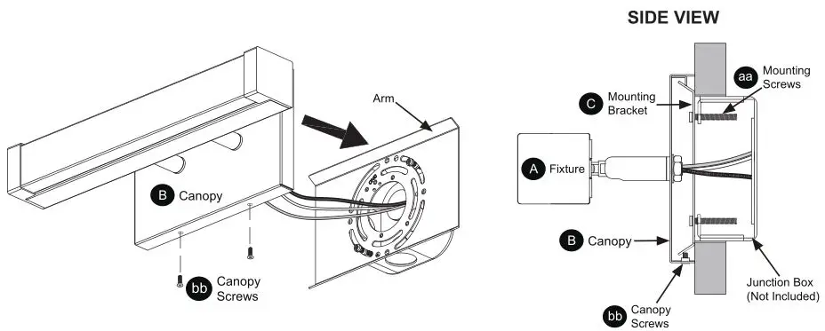IN LIGHT Integrated LED Vanity Light - Install the fixture