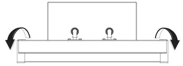 IN LIGHT Integrated LED Vanity Light - Rotate the fixture to the desired angle
