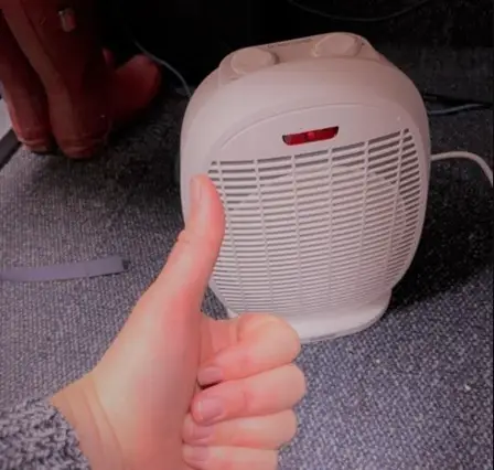 Goldair Gfh320 2400w Oscillating Fan Heater Instruction Manual