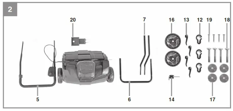 Einhell GE SC 35 1 Li Cordless Scarifier and Lawn Aerator - Product Overview 2