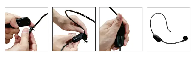 Bietrun WXM05 Wireless Microphone Headset fig 4