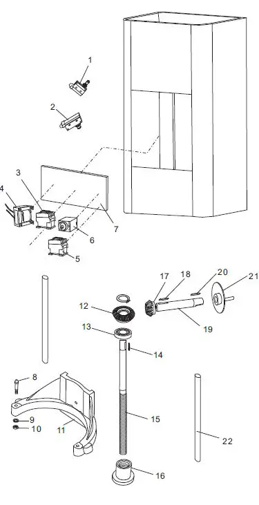 AVANTCO MX60 Gear Driven 60 Qt. Commercial Mixer 14