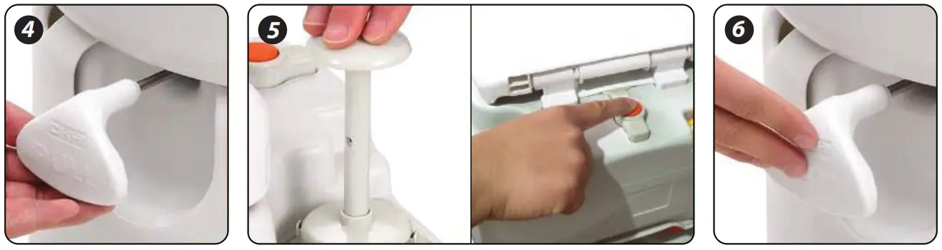 serenelife SLCATL520 Outdoor Portable Cassette Toilet - PREPARING FOR USE1