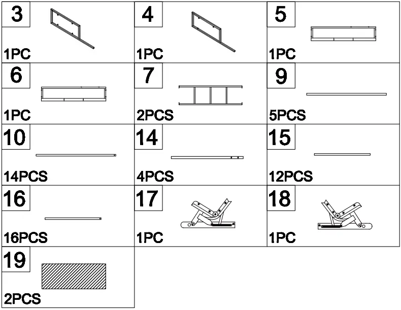 Polibihd-WF197908-Rustic-Twin-Over-Full-Metal-Bunk-Bed-Black-3
