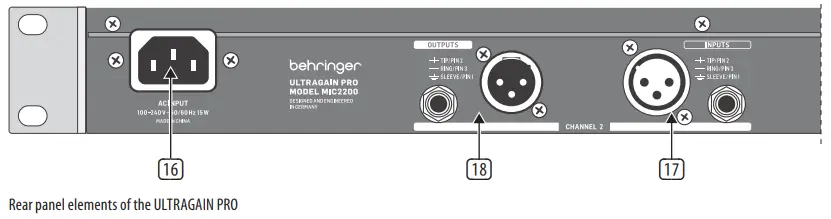 behringer ULTRAGAIN PRO MIC2200 Audiophile Vacuum - 2