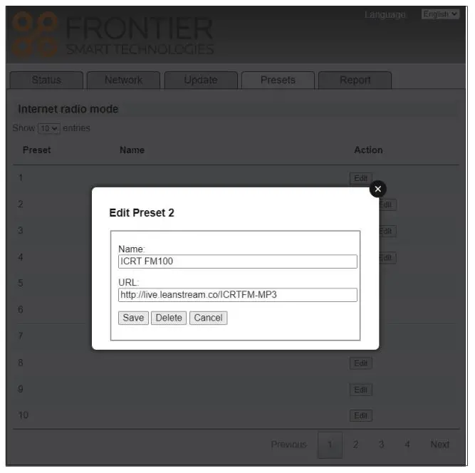 SANGEAN WFR-28BT Ultra Compact Portable Internet Radio - If you know the URL of an internet station