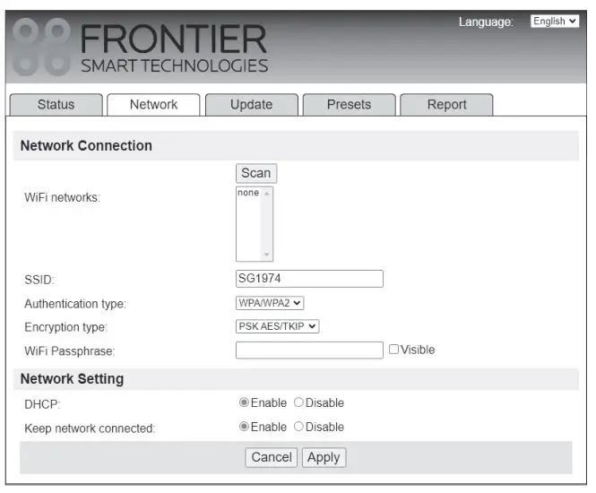 SANGEAN WFR-28BT Ultra Compact Portable Internet Radio - Open your internet browser, enter the IP address