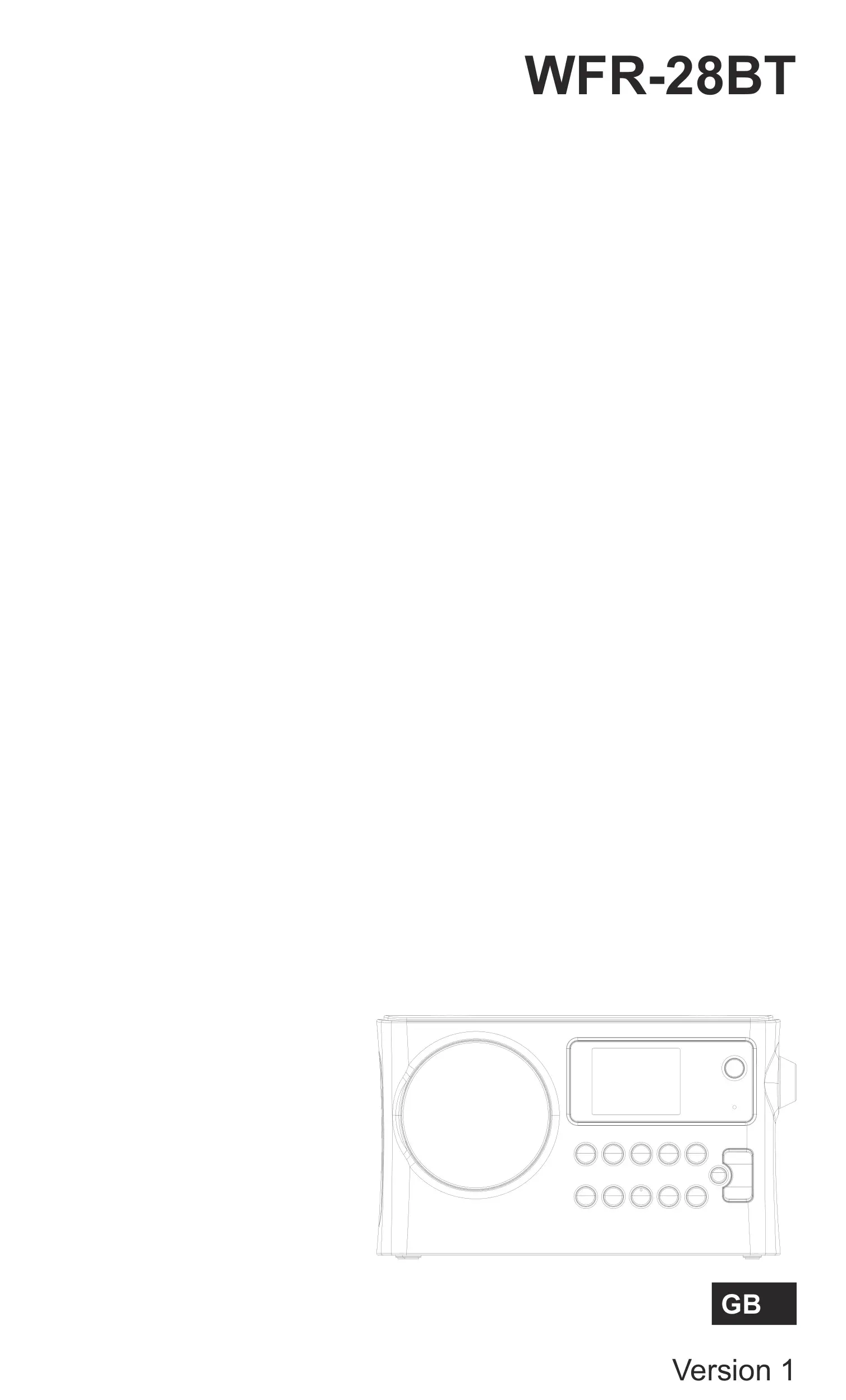 SANGEAN WFR-28BT Ultra Compact Portable Internet Radio User Manual