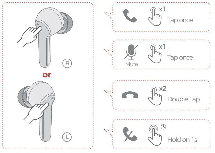 MPOW True Wireless - INCOMING CALL