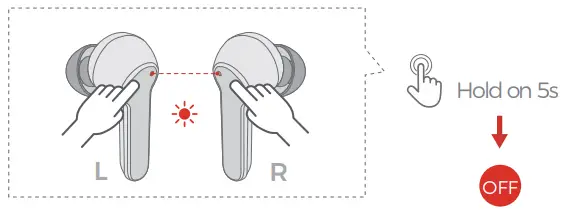 MPOW True Wireless - POWER OFF2