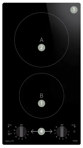 INALTo ICC302K1 30cm Ceramic Cooktop - fig