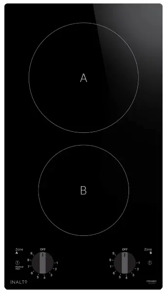 INALTo ICC302K1 30cm Ceramic Cooktop