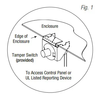 Altronix Trove1V1 Trove1 Enclosure - Installation