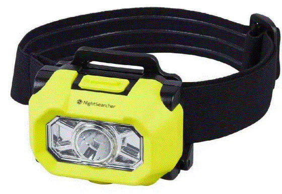 NightSearcher SIGMA ATEX Head Torch Pro 220 Lumen ATEX Head Torch