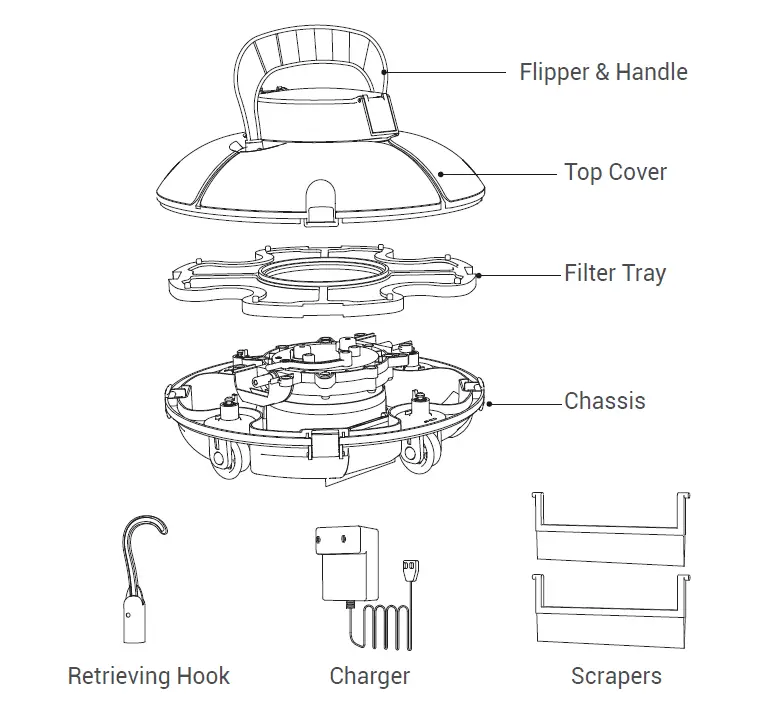AIPER Seagull 600 Robotic Pool Cleaner fig (1)