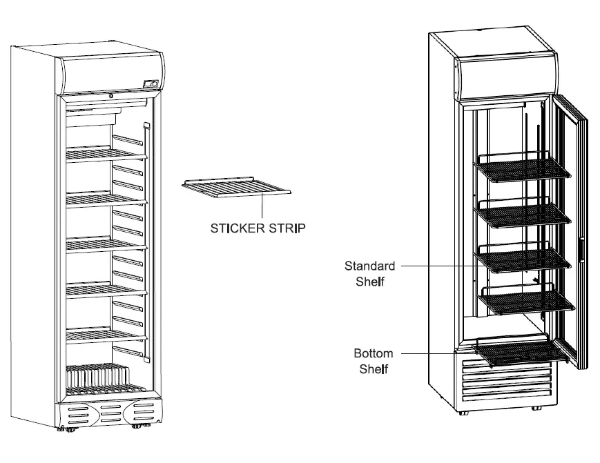 VIBOCOLD VD372 Single Door Visicoolers 4