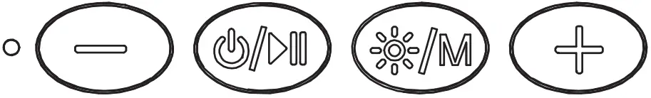 iHome iBT64 SoundBoost Glow Mini Bluetooth Speaker - Key