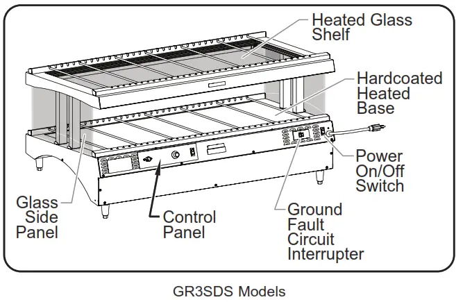 Hatco GR3SDH Series Heated Glass Merchandising Warmer - 4