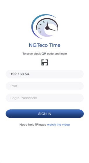 NGTeco Time Clock - D1 - Download the Mobile App 2