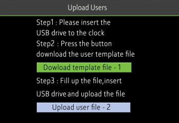 NGTeco Time Clock - D1 - Enroll Users in Batch through USB