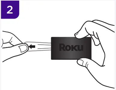 Roku 3930R Express Streaming Media Player adhesive strip5