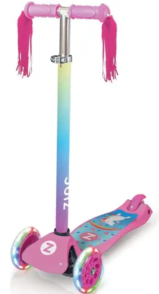 ZINC 9487734 Three Wheeled Light Up Safari Scooter-PRO