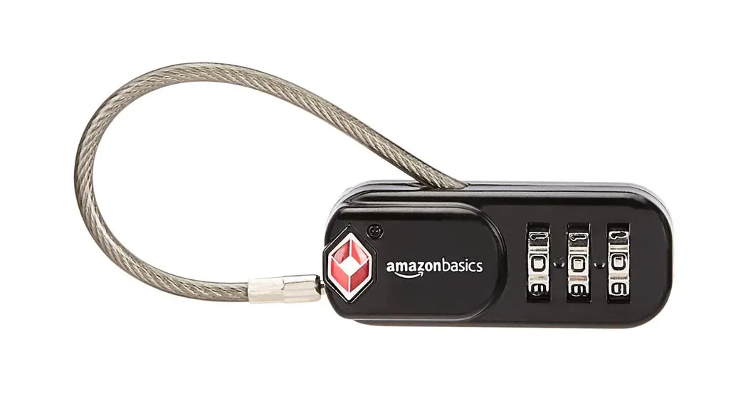 Amazonbasics B07t5m9jzs 3-digit Retractable Cable Lock User Guide