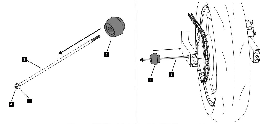 Puig REF 20608N PHB19 Protector Swingarm fig 1