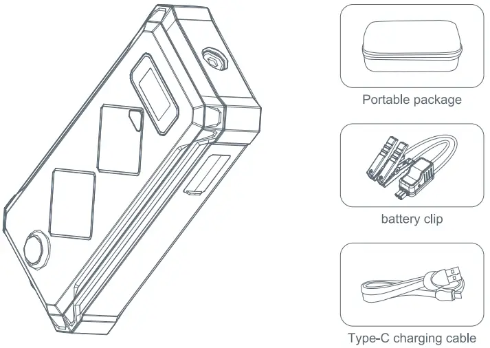 KROAK K JS05 Car Jump Starter - Fig 1