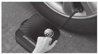 parkmate 17336 Digital Tyre Inflator - how to use 3