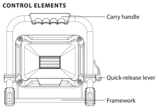 brennenstuhl 2050 M Jaro Mobile LED Light - fig 1