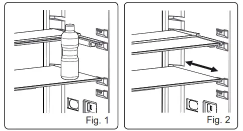 Cylinda K9185NE Series Refrigerator glass shelf