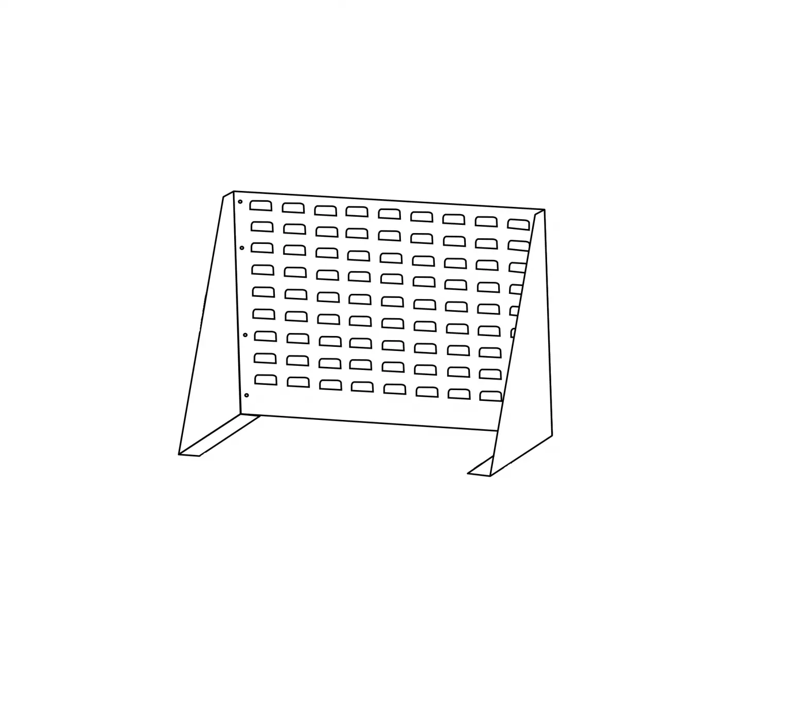 Uline H-1424, H-1425, H-1426,h-1908 Bench Rack Instruction Manual