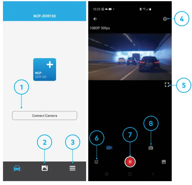 NANOCAM PLUS NCP-DVR100 Full HD Dash Camera with WiFi and Supercapacitor - fig3
