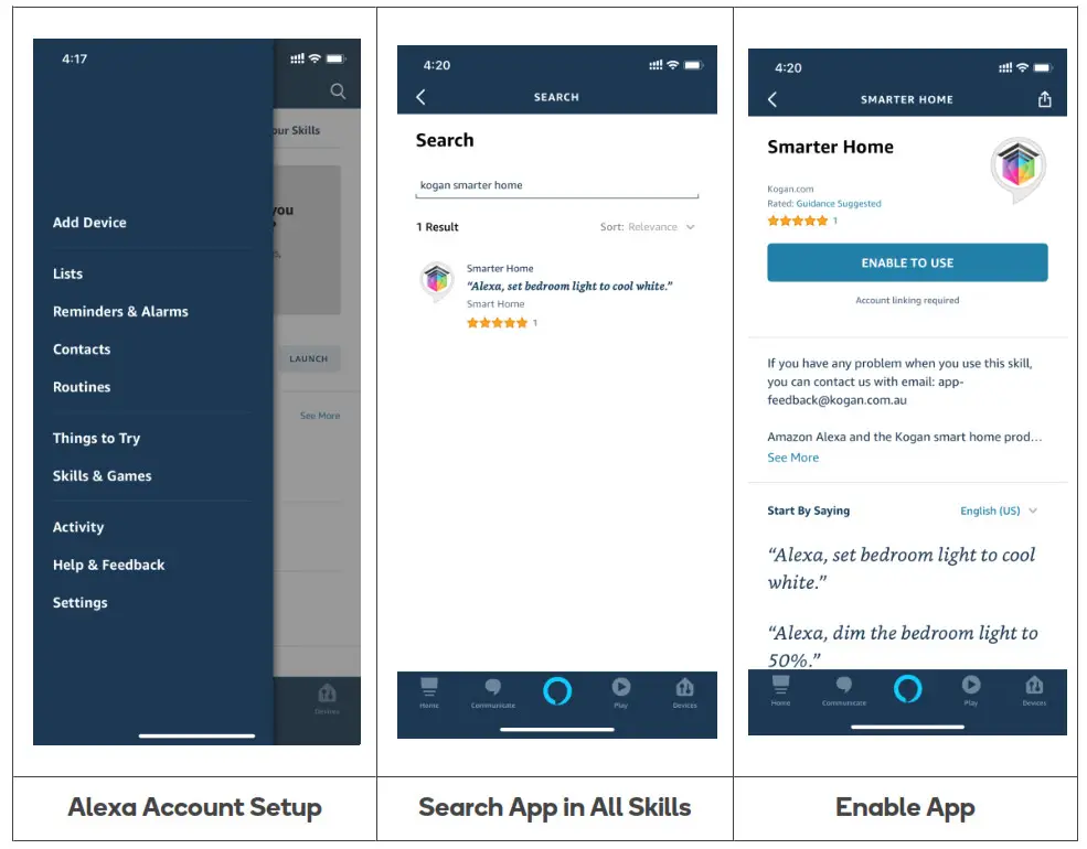 kogan KASGSHT24BA -KASGSHT24WA SMARTERHOME 2400W - Alexa