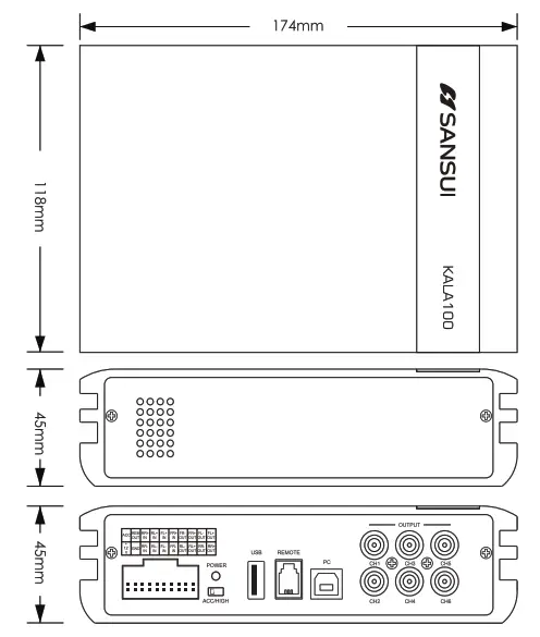 SANSUI KALA100 Digital Signal Processor - iocn