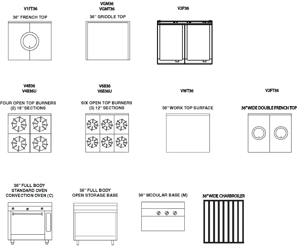 VULCAN-V-SERIES-HDR-36-Inch-Gas-Ranges-fig-1