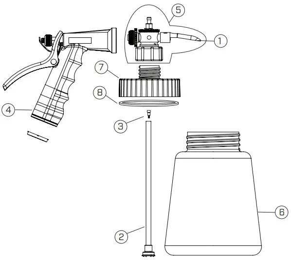 CHAPIN G362D G364D Insecticide and Fertilizer Sprayer - Figure 1