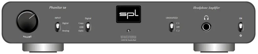 spl Phonitor se VOLTAiR Headphone Amplifier with DAC -
