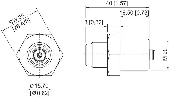 STAHL 9731 110-1 Coax Bushing-FIG2